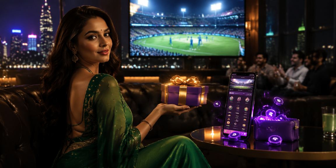 Indian cricket fan using mobile for betting
